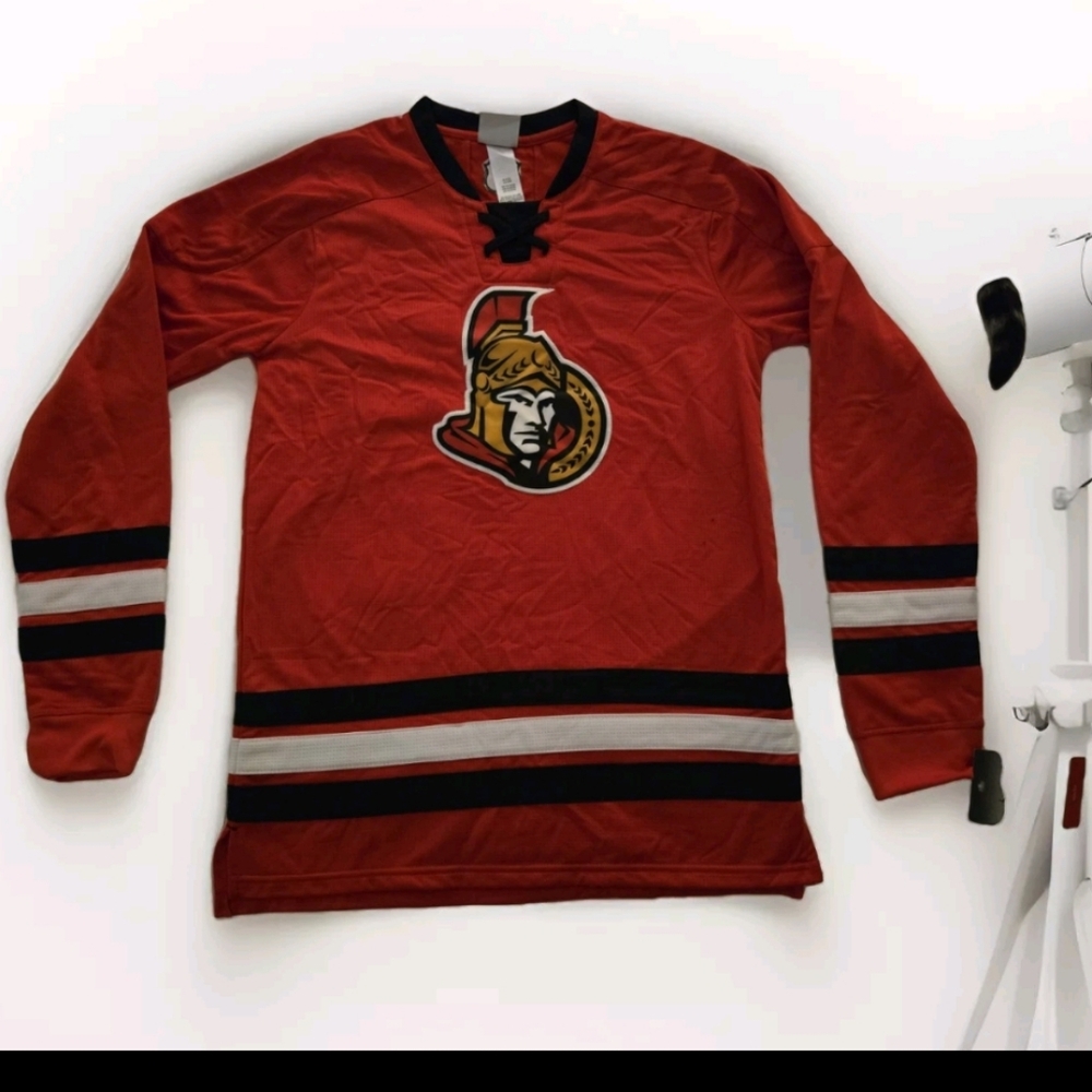 Ottawa Senators Red Hockey Jersey Senators Hooded Boys jersey/Top Siz xl